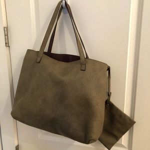 Free People Bags - Free People Taupe Reversible Tote Free People Bags - Free People Taupe Reversible Tote